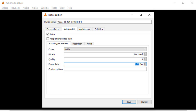 VLC 圧縮インターフェース