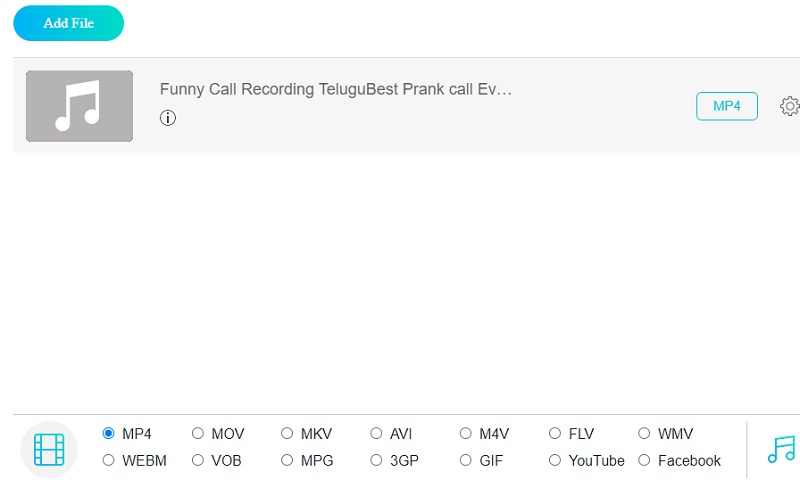 WMA を MP4 に変換 オンライン Vidmore