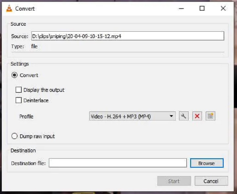 WMA を MP4 に変換 VLC
