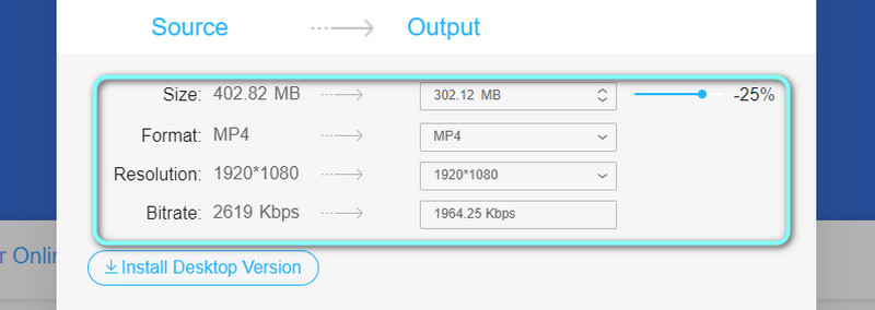 パラメーターをカスタマイズ