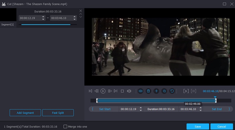 Vidmore で動画をカット