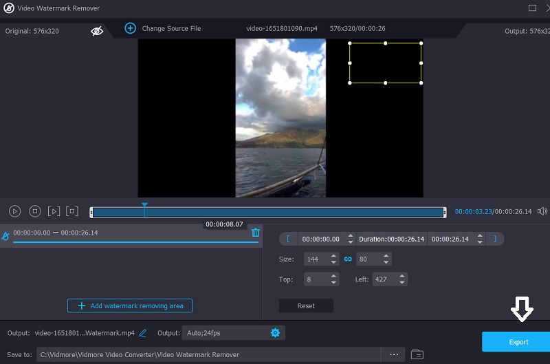 動画を書き出し