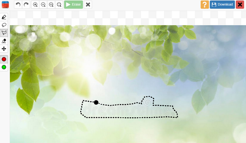 Dreamstimeウォーターマークを削除