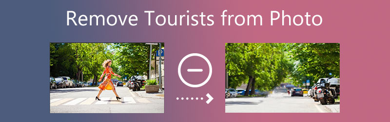写真から観光客を消す