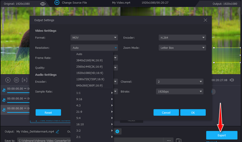 ウォーターマークなしで動画を保存