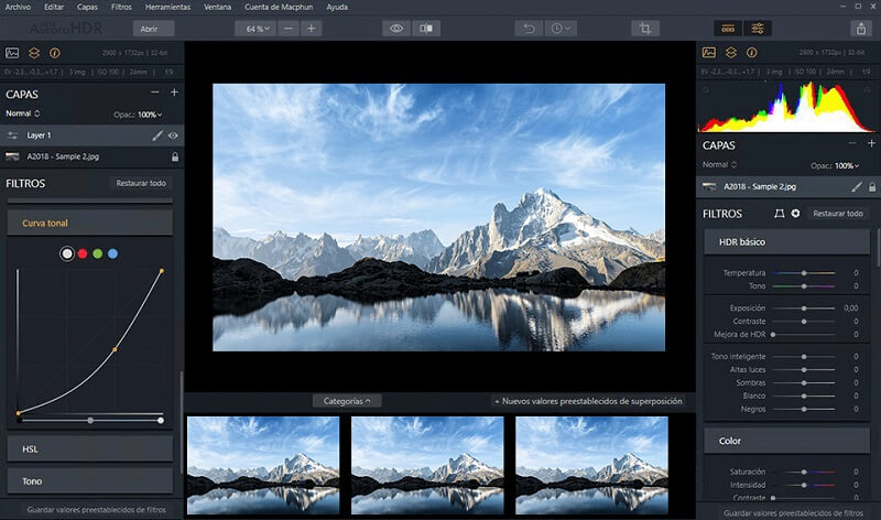 AuroraHDフォトレタッチ