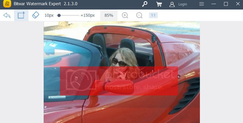 Bitwar Watermark Expert のインターフェース