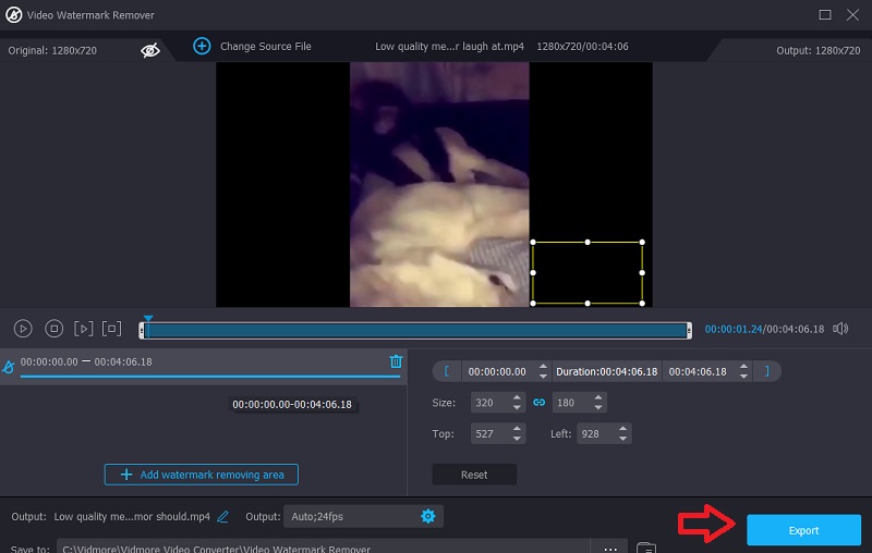 動画を書き出す Vidmore
