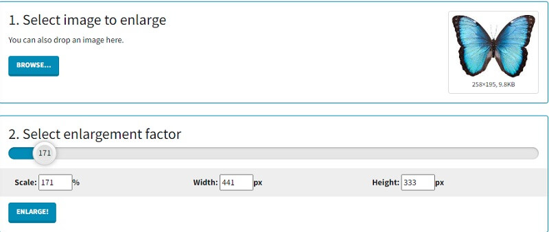 PhotoEnlarger で画像を拡大