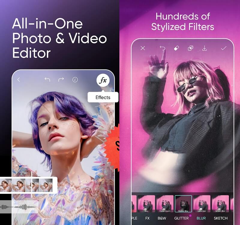 PicsArt で解像度を上げる