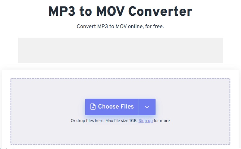 MP3からMOVコンバーター CloudConvert