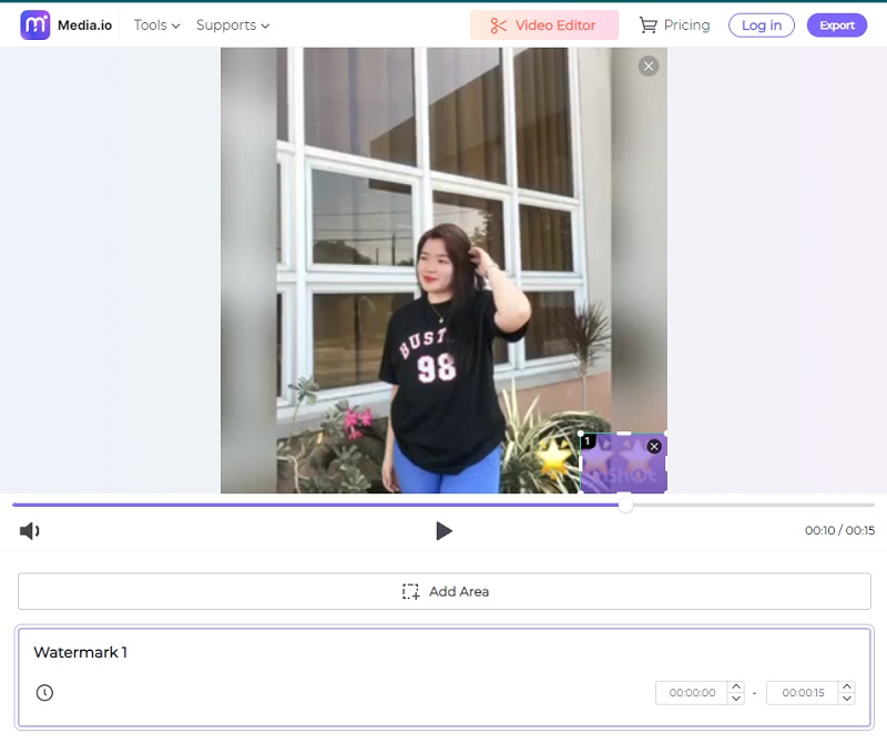 ウォーターマークを削除 Media.io