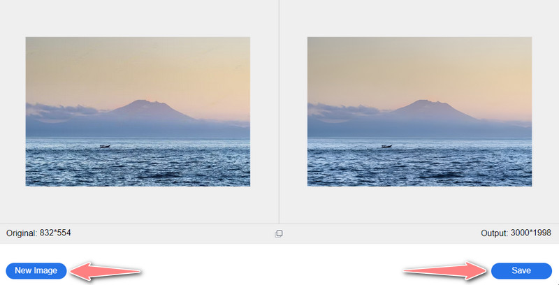拡大した写真を保存する