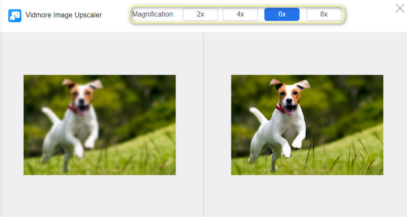 アップスケール倍率を選択
