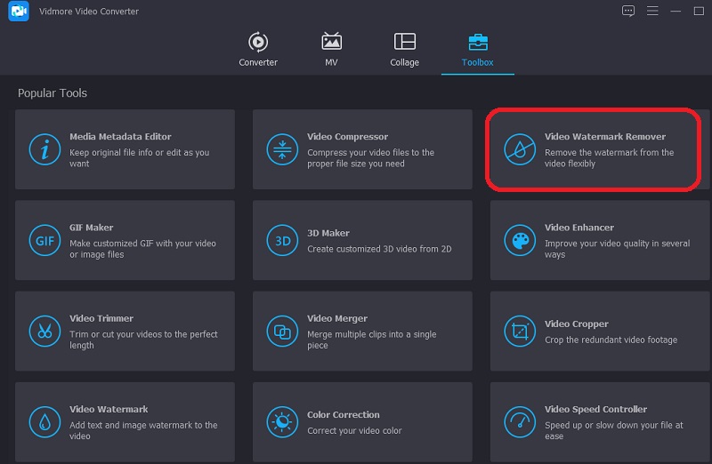 Vidmore のツールボックス
