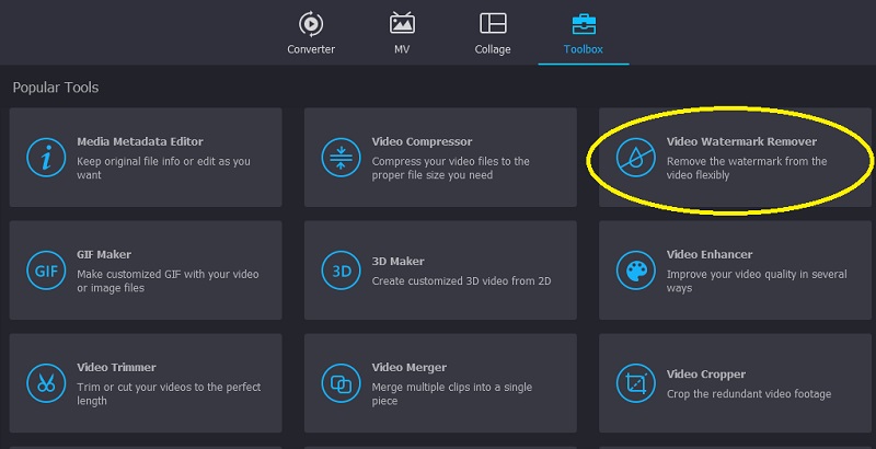 Vidmore のツールボックス