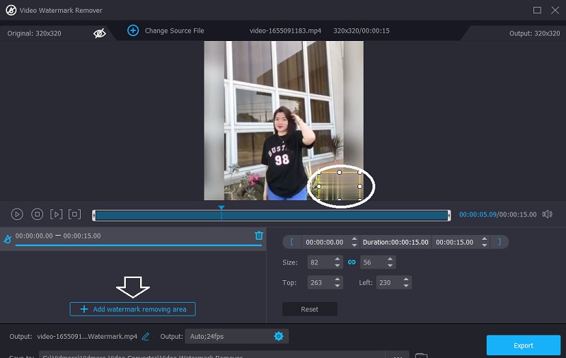 ウォーターマーク追跡 Vidmore