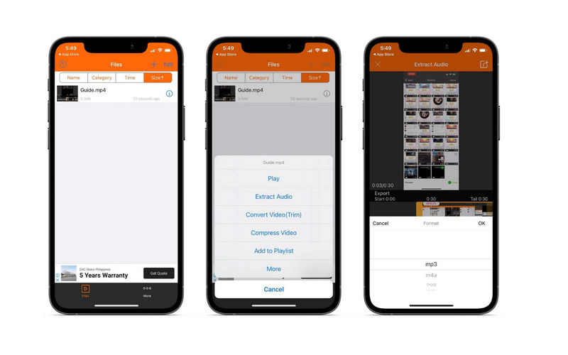 Audio Converter MP3抽出