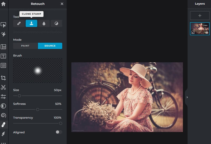 ウォーターマーク削除 PIXLR