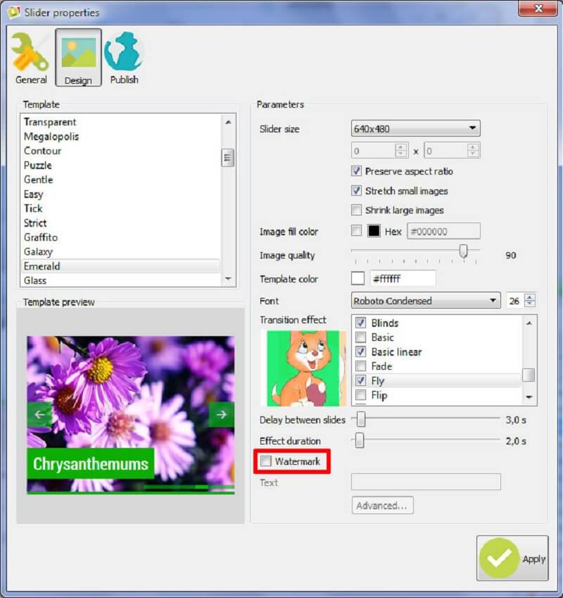 有料でWOW Sliderウォーターマークを削除