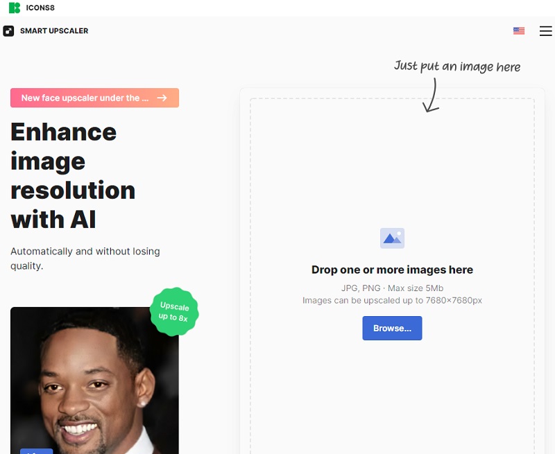 画像強化ツール Icon8