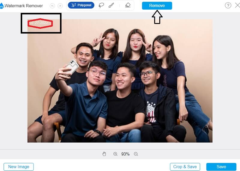 ロゴを削除（Vidmore）