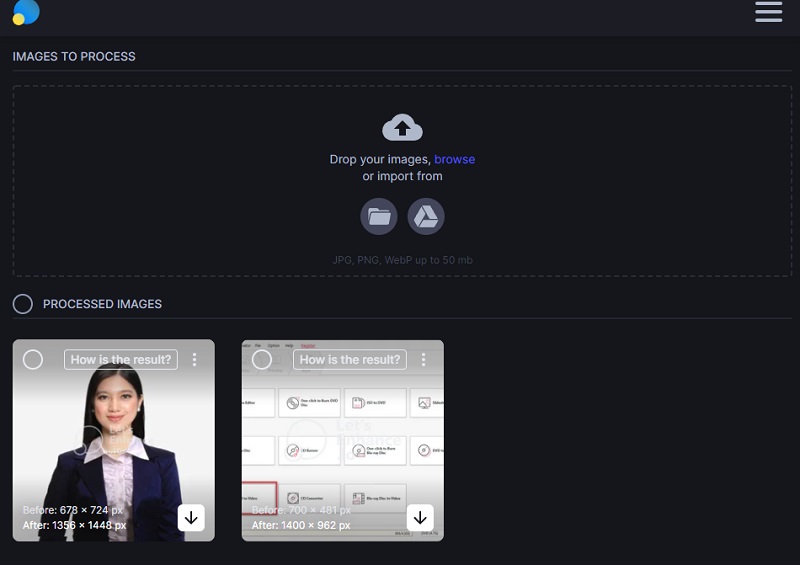 画像のピクセル感をなくす – Image Upscaler