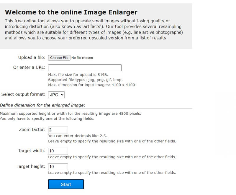 Bigjpg 代替ツール Enlarger