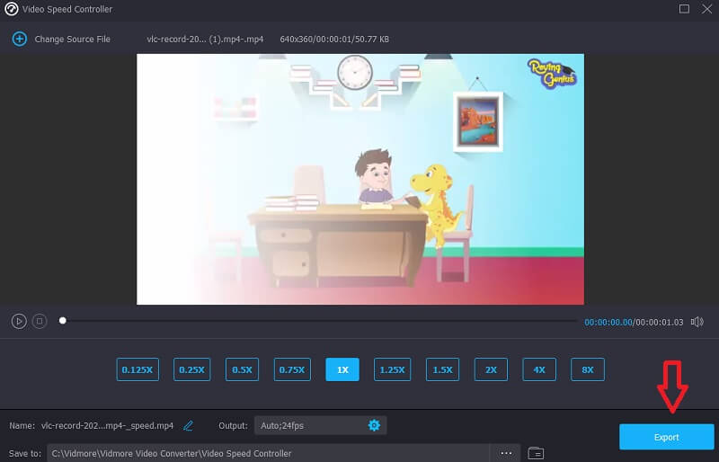 動画を書き出す Vidmore