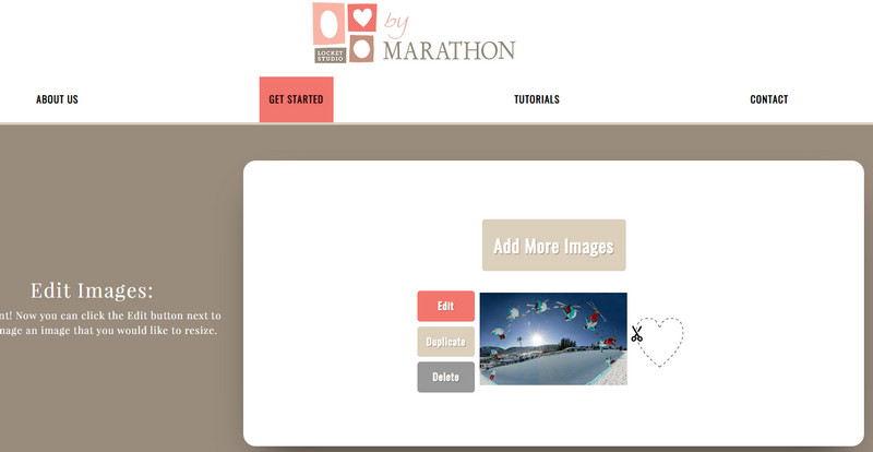 Locket Studio インターフェース