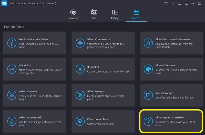 Vidmore のスピードコントローラー