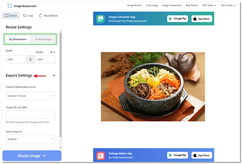GIMPで画像サイズを変更する Image Resizer 2つのリサイズ方法