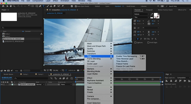 タイムワープをスローダウン
