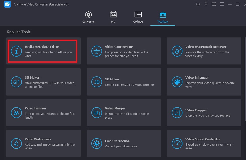 ツールボックス Vidmore