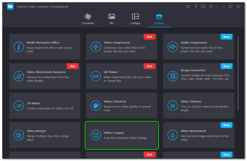 iPhoneで動画をクロップ Vidmore Video Converter 動画クロッパー