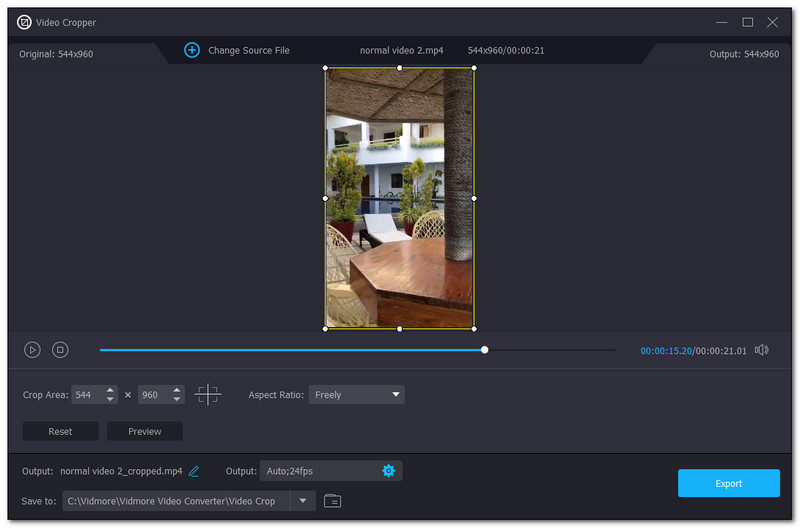 QuickTime を使って動画をクロップする：Vidmore Video Converter で PC から動画を追加する方法