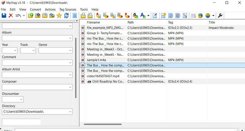 MP3タグ デスクトップアプリ