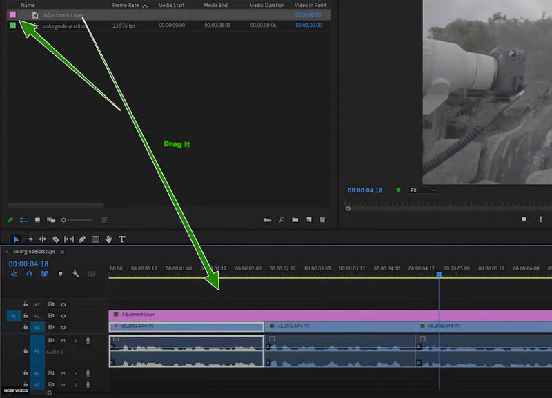 PR 全クリップを調整