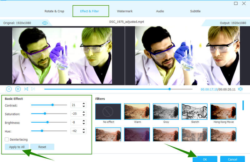 Vidmore 動画ファイルを設定