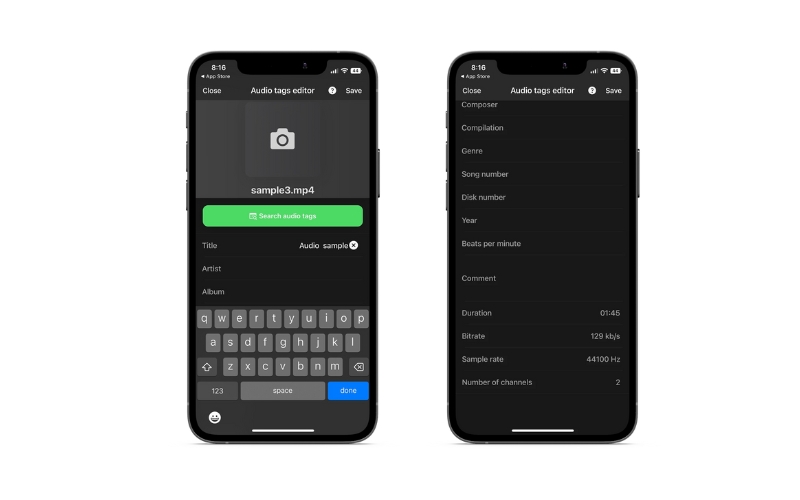Evertag Music タグエディター