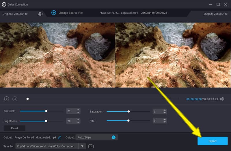 Vidmore 動画書き出し