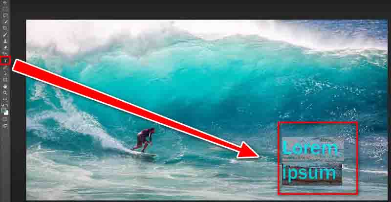 テキストウォーターマークを追加