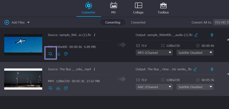 動画エディターを起動