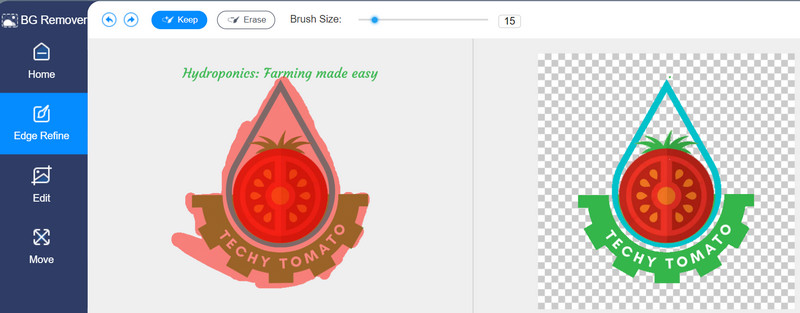 Remove Background（背景を削除）