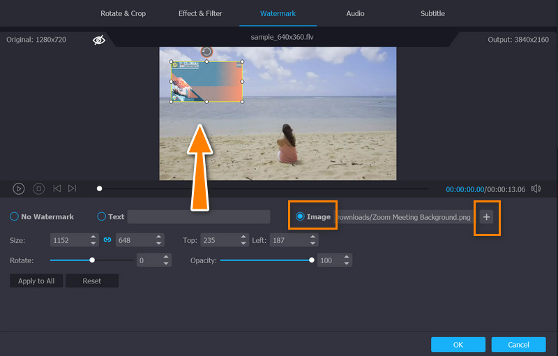 動画に写真を追加
