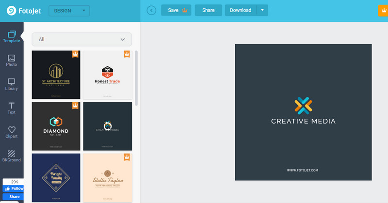 Fotojet インターフェース