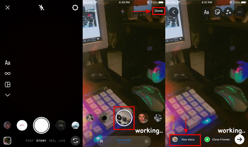 Instagram ストーリーにフィルターを適用する方法