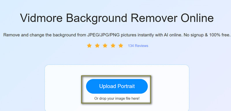 Upload Portrait（ポートレートをアップロード）