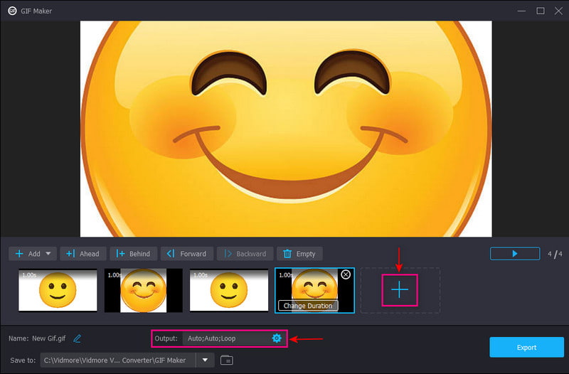 GIF壁紙を作成するために写真を追加