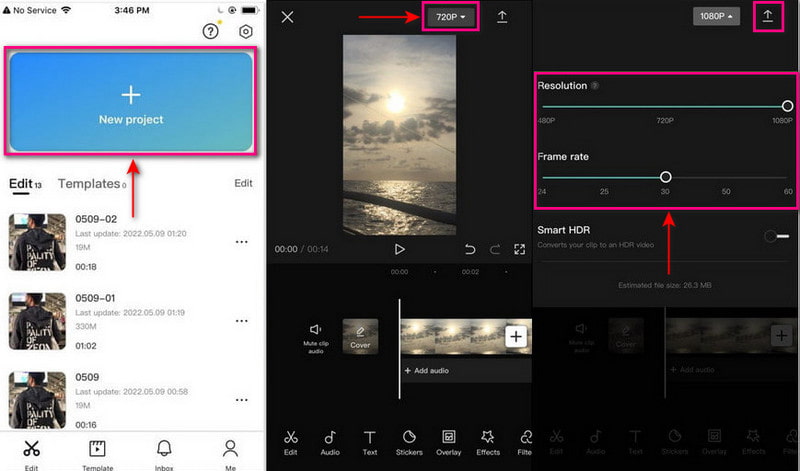 動画強化アプリを使って動画の画質を向上させる